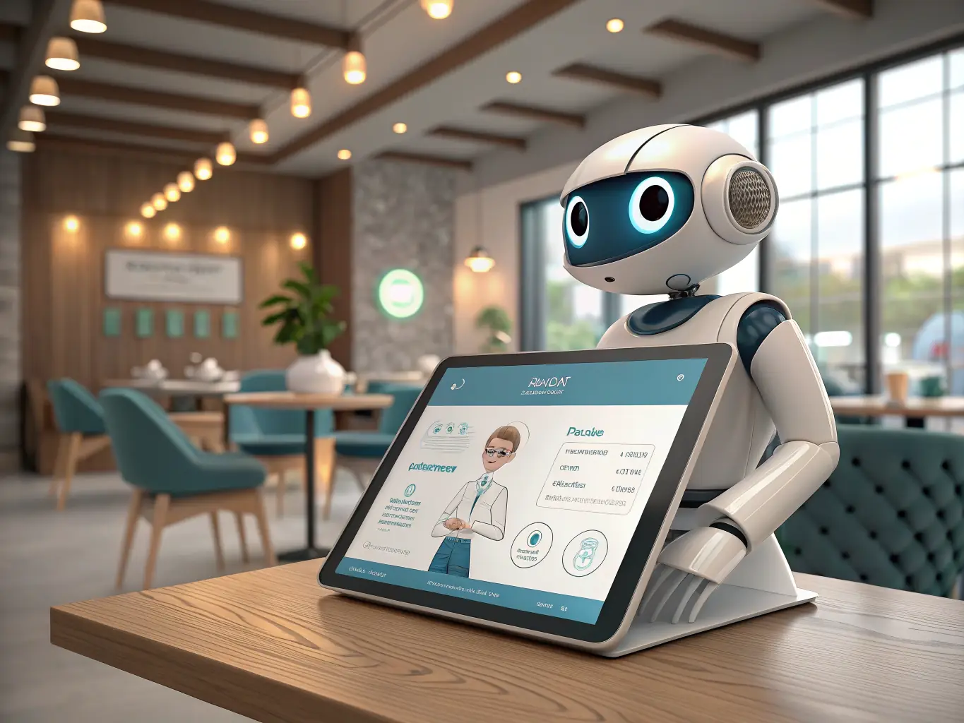 A digital interface displaying a lead generation chatbot capturing user information and qualifying leads. The image should convey effective lead capture and qualification.